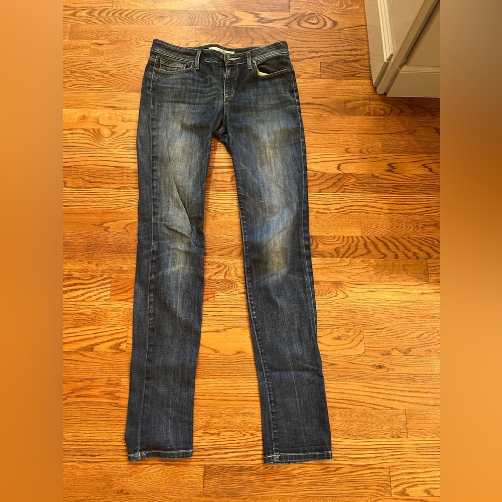 Joe's Jeans Blue Skinny Jeans with Vintage-Inspired Distressing